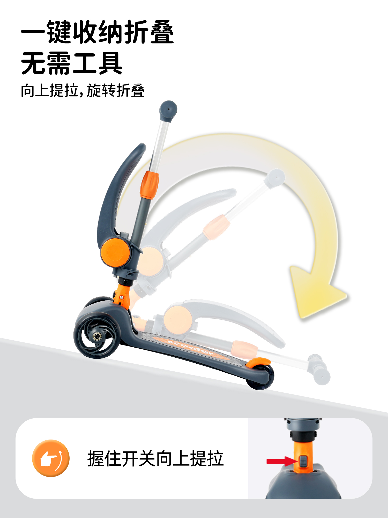 Детский самокат Whizbebe Swift